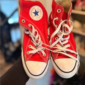 Converse Women's Chuck Taylor All Star Red High Tops